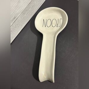 Rae Dunn White Spoon Rest